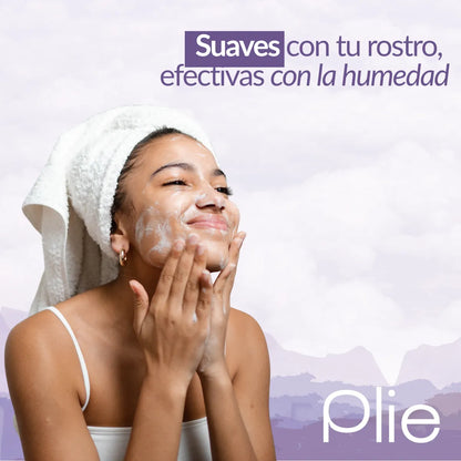 Toallitas 100% algodón  Desechables para el Rostro – Limpieza suave, higiénica y efectiva 50 pcs