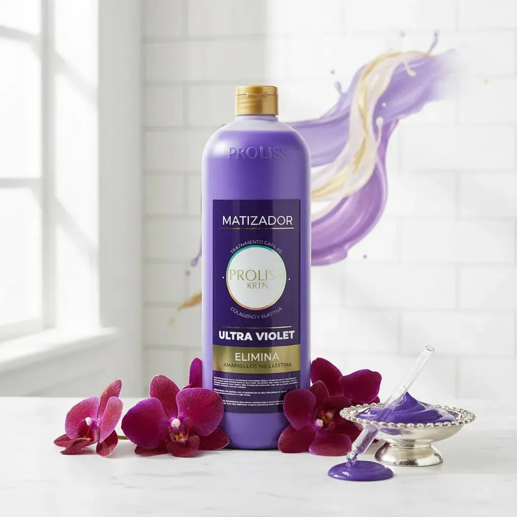 El matizador Violeta contrarresta tonos muy amarillos hasta canas 1 L