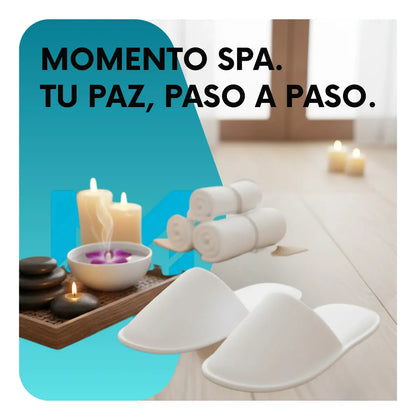 Pantuflas para spa y hoteles Blanco