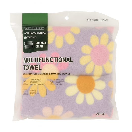 Toallas Faciales Multifuncionales – Suaves, Antibacteriales y Perfectas para tu Rutina de Belleza - Florecer Cosmética