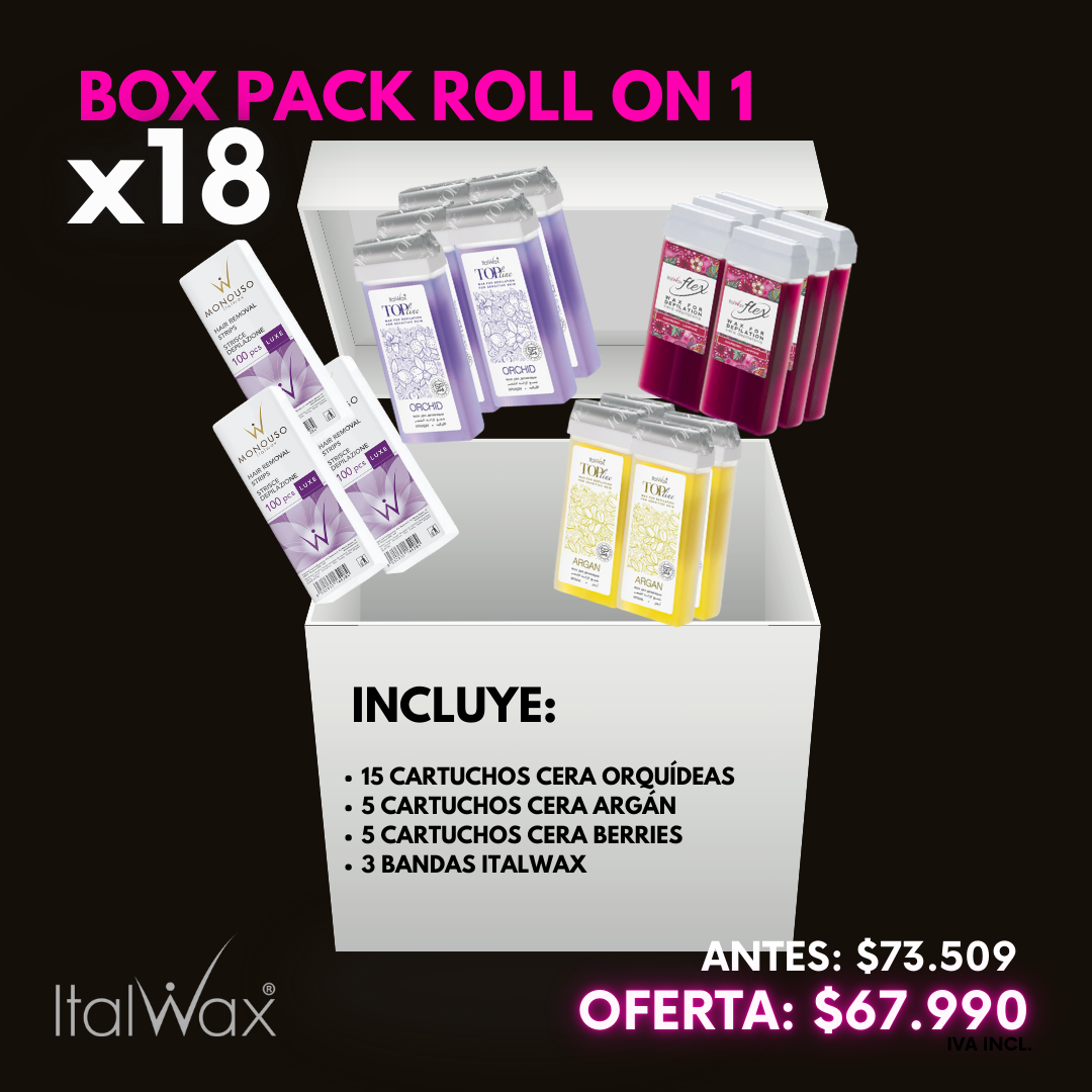 Pack Box de Ceras Roll On 1 - Florecer Cosmética