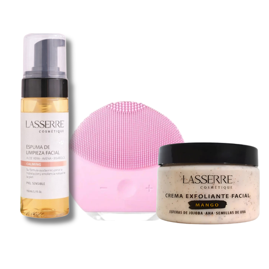 Pack Limpieza y Exfoliación Facial Delicada Premium