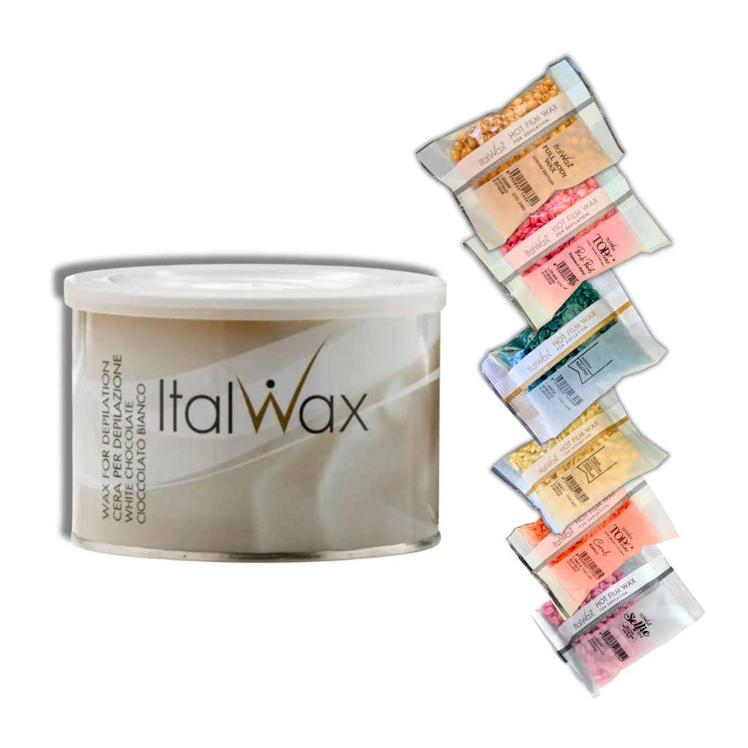 Pack Variedad Wax Box – Lata 400 gr + 6 Minis para Todo Tipo de Zona 100 gr