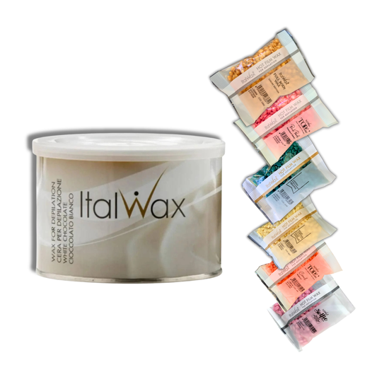 Pack Variedad Wax Box – Lata 400 gr + 6 Minis para Todo Tipo de Zona 100 gr