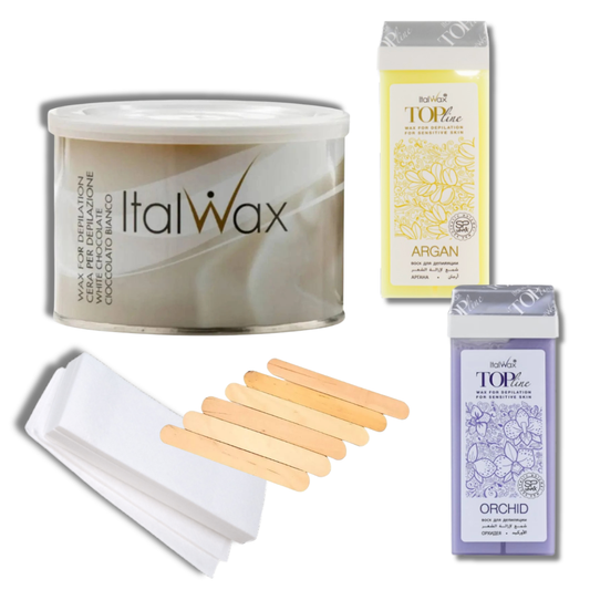 Pack Italwax Experiencia Dual – Depilación con Bandas en Lata y Roll-On