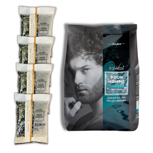 Pack Depilación full body Barber Pro Pour Homme – 500 gr + Minis 100 g