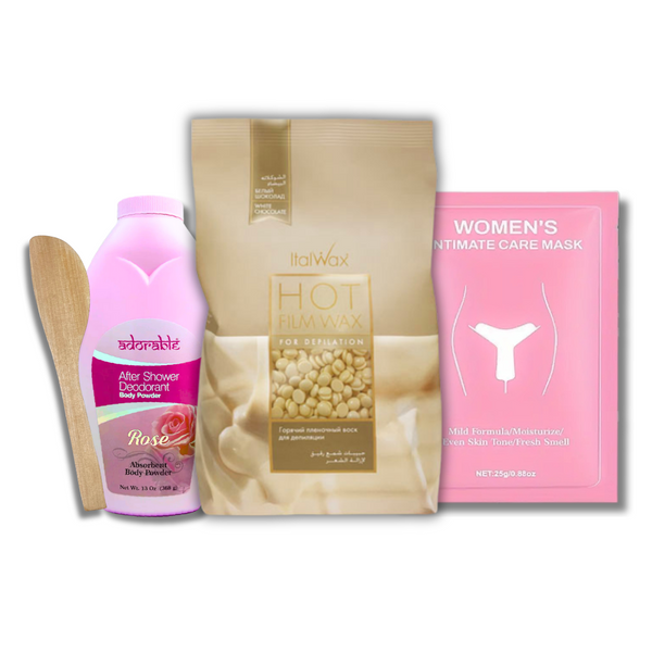 Pack Bikini Glow Depilación más Cuidado Íntimo con Italwax - Florecer Cosmética