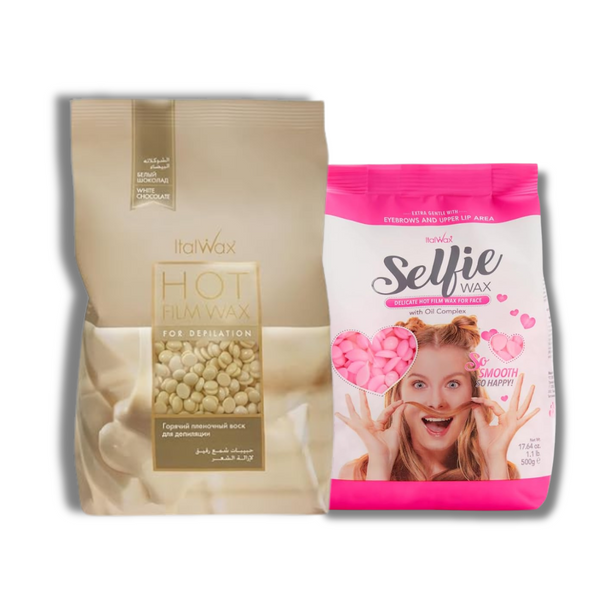 Pack Cremosidad Irresistible Ceras Elásticas Selfie más Chocolate Blanco - Florecer Cosmética