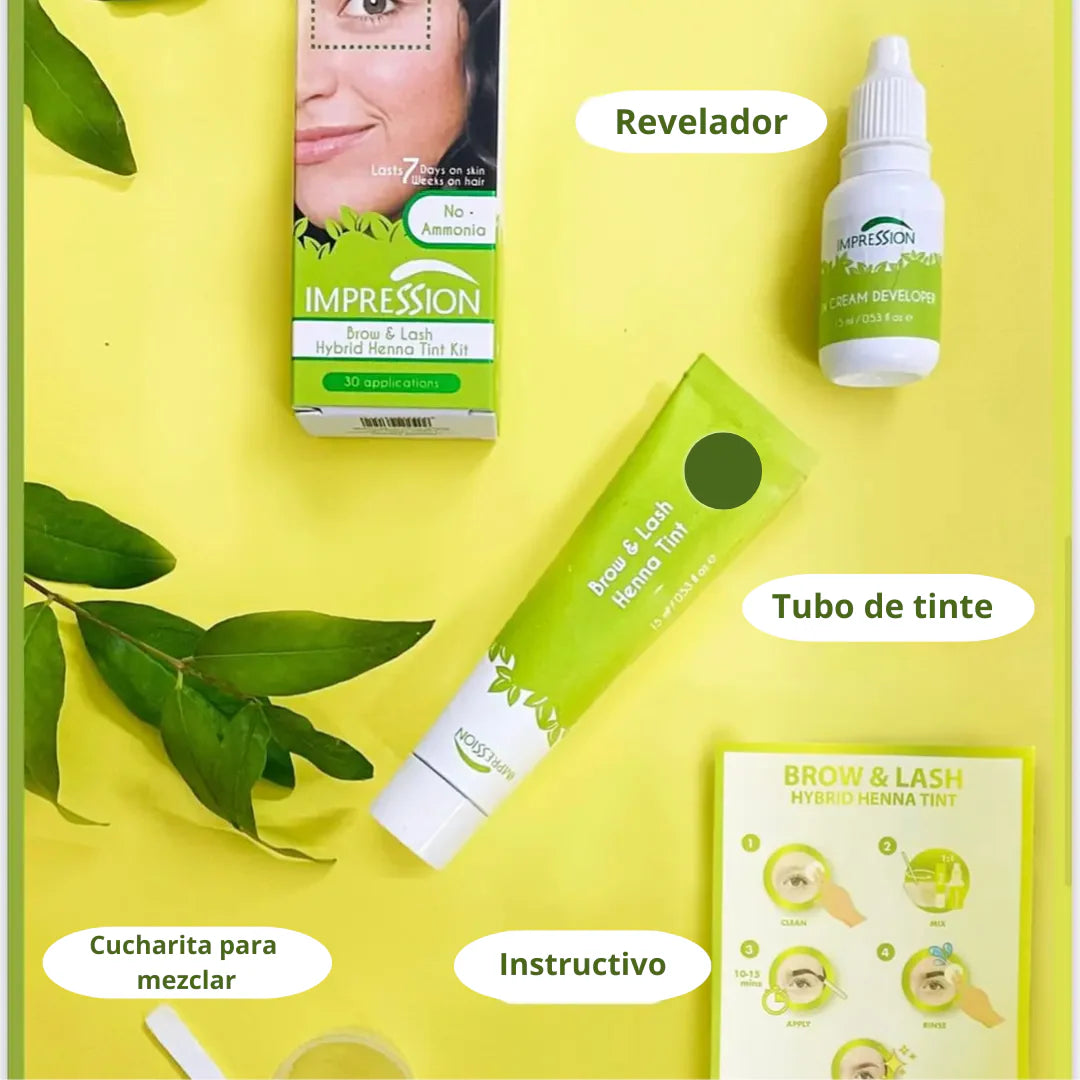 Kit Hair Tinte para Cejas y Pestañas 15 ml