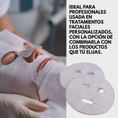 Mascarilla Hidratante Desechable Profesional - Tela No Tejida 30 pcs