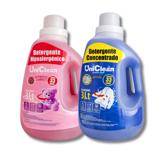 Pack Detergente Líquido Concentrado más Hipoalergenico 6L Suave con la Piel