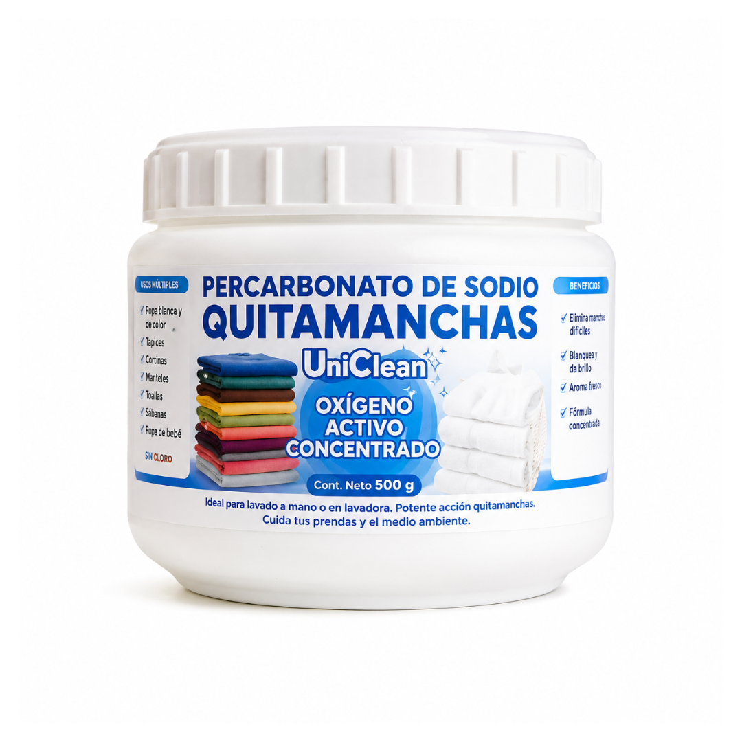 Quitamanchas con Percarbonato de Sodio Quitamanchas con Oxígeno Activo  500 g