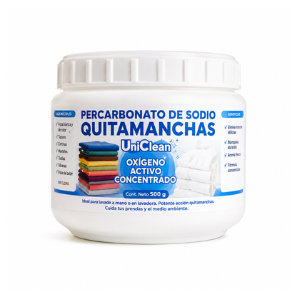 Quitamanchas con Percarbonato de Sodio Quitamanchas con Oxígeno Activo  500 g