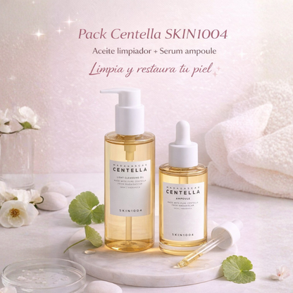 Pack centella skin1004 aceite limpiador + serum ampoule Limpia y restaura tu piel