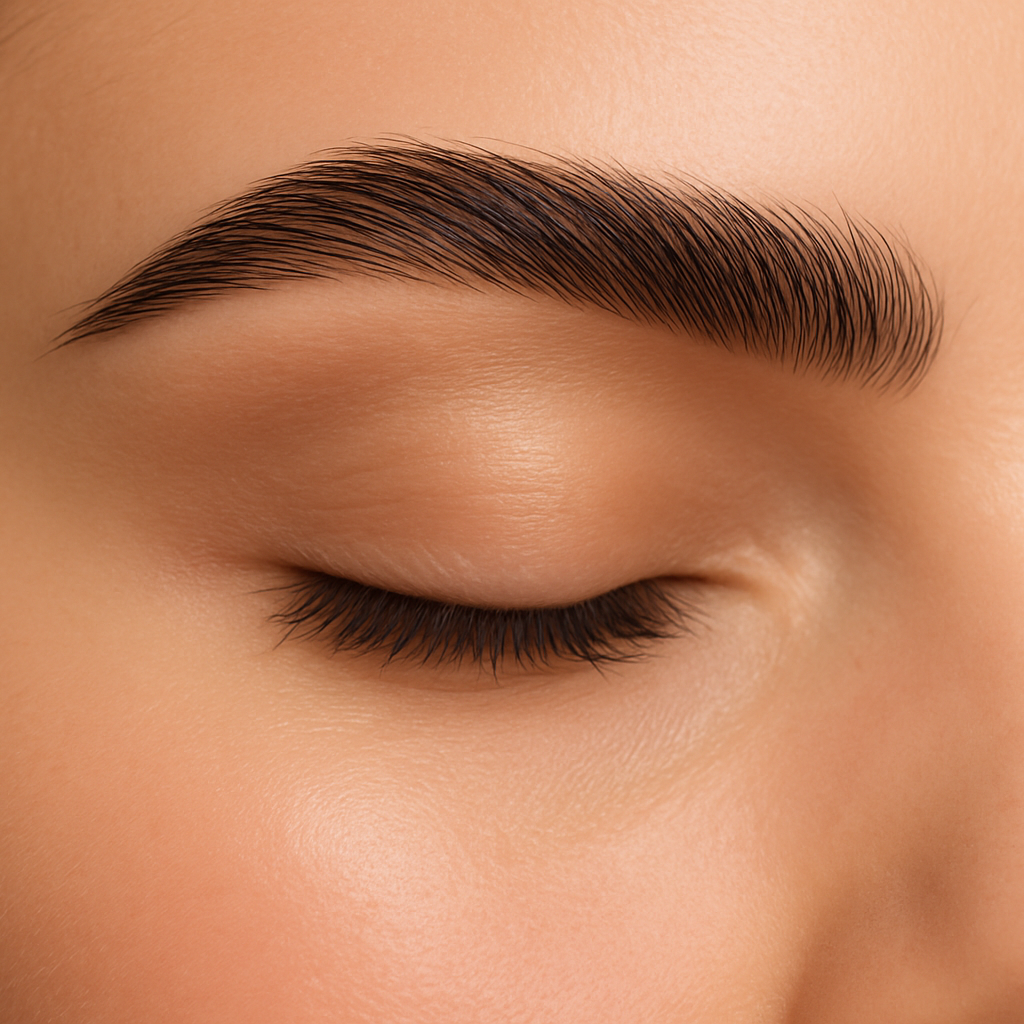 quiero una ceja bien linda y con el cara solo quiero que se vea eso 